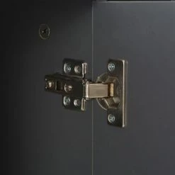 HAPPYSHOPPING Buffet Gris Brillant 71 X 35 X 76 Cm Agglomere 7 HAPPYSHOPPING Buffet Gris Brillant 71 X 35 X 76 Cm Agglomere -Buffet et enfilade Soldes 40562599 3