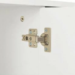 HAPPYSHOPPING Buffet Blanc Brillant 107 X 35 X 76 Cm 7 HAPPYSHOPPING Buffet Blanc Brillant 107 X 35 X 76 Cm -Buffet et enfilade Soldes 40562602 3