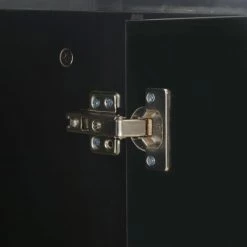 HAPPYSHOPPING Buffet Noir Brillant 107 X 35 X 76 Cm 7 HAPPYSHOPPING Buffet Noir Brillant 107 X 35 X 76 Cm -Buffet et enfilade Soldes 40562607 3