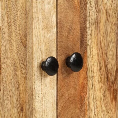 HAPPYSHOPPING Buffet 75 X 35 X 75 Cm Bois De Manguier Massif 2 HAPPYSHOPPING Buffet 75 X 35 X 75 Cm Bois De Manguier Massif – Image 2