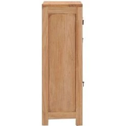 HAPPYSHOPPING Buffet 50 X 30 X 90 Cm Bois De Teck Massif 8 HAPPYSHOPPING Buffet 50 X 30 X 90 Cm Bois De Teck Massif -Buffet et enfilade Soldes 40565840 4