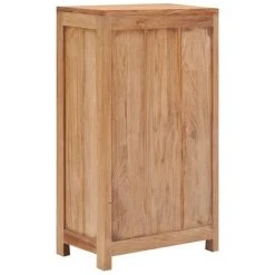 HAPPYSHOPPING Buffet 50 X 30 X 90 Cm Bois De Teck Massif 9 HAPPYSHOPPING Buffet 50 X 30 X 90 Cm Bois De Teck Massif -Buffet et enfilade Soldes 40565840 5