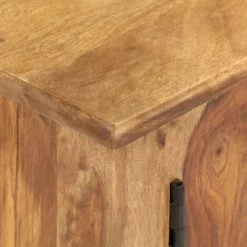 HAPPYSHOPPING Meuble TV 115 X 30 X 42 Cm Bois Solide -Buffet et enfilade Soldes 40565919 4