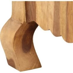 HAPPYSHOPPING Meuble TV 115 X 30 X 42 Cm Bois Solide -Buffet et enfilade Soldes 40565919 5