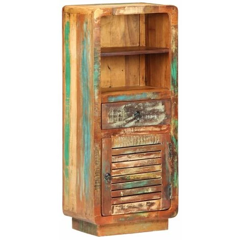 HAPPYSHOPPING Buffet 45x32x110 Cm Bois De Recuperation Massif 1 HAPPYSHOPPING Buffet 45x32x110 Cm Bois De Recuperation Massif
