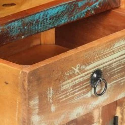 HAPPYSHOPPING Buffet 45x32x110 Cm Bois De Recuperation Massif 9 HAPPYSHOPPING Buffet 45x32x110 Cm Bois De Recuperation Massif -Buffet et enfilade Soldes 40592701 5