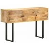 HAPPYSHOPPING Buffet 116x35x75 Cm Bois De Manguier Massif