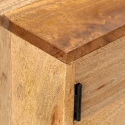 HAPPYSHOPPING Buffet 116x35x75 Cm Bois De Manguier Massif -Buffet et enfilade Soldes 40592705 2