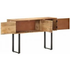 HAPPYSHOPPING Buffet 116x35x75 Cm Bois De Manguier Massif -Buffet et enfilade Soldes 40592705 4