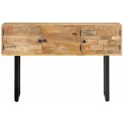 HAPPYSHOPPING Buffet 116x35x75 Cm Bois De Manguier Massif -Buffet et enfilade Soldes 40592705 5