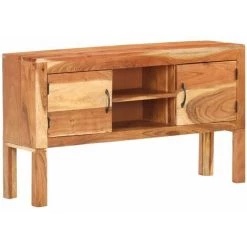 HAPPYSHOPPING Buffet 116x30x66 Cm Bois D'acacia Massif