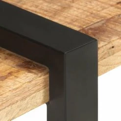 HAPPYSHOPPING Meuble TV 160x40x40 Cm Bois Massif De Manguier Brut -Buffet et enfilade Soldes 40592717 4