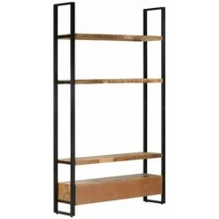 HAPPYSHOPPING Buffet 118x30x200 Cm Bois De Manguier Solide Brut -Buffet et enfilade Soldes 40609038 4