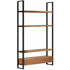 HAPPYSHOPPING Buffet 118x30x200 Cm Bois D'acacia Solide -Buffet et enfilade Soldes 40609040 4