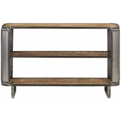 HAPPYSHOPPING Buffet 120x30x73 Cm Bois De Manguier Massif -Buffet et enfilade Soldes 40609207 2