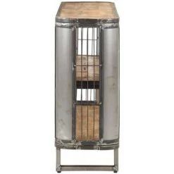 HAPPYSHOPPING Buffet 120x30x73 Cm Bois De Manguier Massif -Buffet et enfilade Soldes 40609207 3