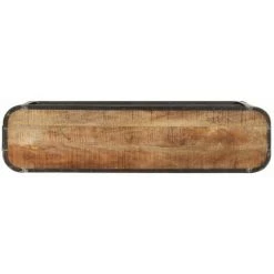 HAPPYSHOPPING Buffet 120x30x73 Cm Bois De Manguier Massif -Buffet et enfilade Soldes 40609207 4