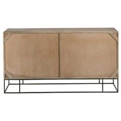 LES TENDANCES Buffet 3 Portes Manguier Massif Clair Aznah L 160.5 Cm 8 LES TENDANCES Buffet 3 Portes Manguier Massif Clair Aznah L 160.5 Cm -Buffet et enfilade Soldes 40649218 4