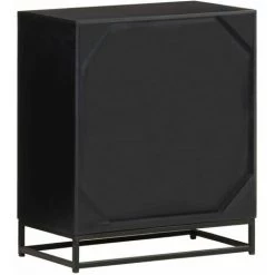 HAPPYSHOPPING Buffet 60x35x70 Cm Bois De Manguier Massif -Buffet et enfilade Soldes 40750342 5