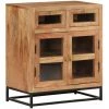 HAPPYSHOPPING Buffet 60x35x70 Cm Bois D'acacia Massif