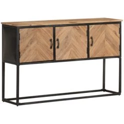 HAPPYSHOPPING Buffet 120x30x75 Cm Bois D'acacia Solide