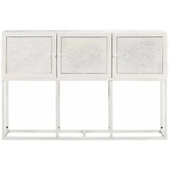 HAPPYSHOPPING Buffet 115x30x76 Cm Bois De Manguier Massif -Buffet et enfilade Soldes 40750466 4
