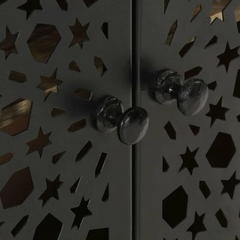 HAPPYSHOPPING Buffet 60x35x75 Cm Bois De Manguier Massif 3 HAPPYSHOPPING Buffet 60x35x75 Cm Bois De Manguier Massif – Image 3