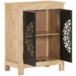 HAPPYSHOPPING Buffet 60x35x75 Cm Bois De Manguier Massif 9 HAPPYSHOPPING Buffet 60x35x75 Cm Bois De Manguier Massif -Buffet et enfilade Soldes 40750485 5