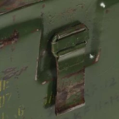 HAPPYSHOPPING Coffre De Rangement Style Militaire 68x24x66 Cm Fer 7 HAPPYSHOPPING Coffre De Rangement Style Militaire 68x24x66 Cm Fer -Buffet et enfilade Soldes 40750781 3