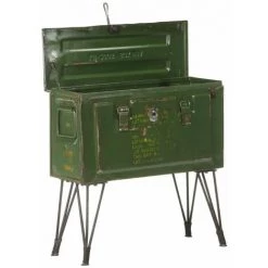 HAPPYSHOPPING Coffre De Rangement Style Militaire 68x24x66 Cm Fer 9 HAPPYSHOPPING Coffre De Rangement Style Militaire 68x24x66 Cm Fer -Buffet et enfilade Soldes 40750781 5