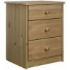 HAPPYSHOPPING Commode 43x34x53 Cm Bois De Pin Solide