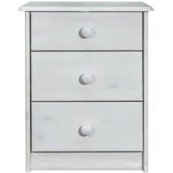 HAPPYSHOPPING Commode 43x34x53 Cm Bois De Pin Solide 7 HAPPYSHOPPING Commode 43x34x53 Cm Bois De Pin Solide -Buffet et enfilade Soldes 40751392 3