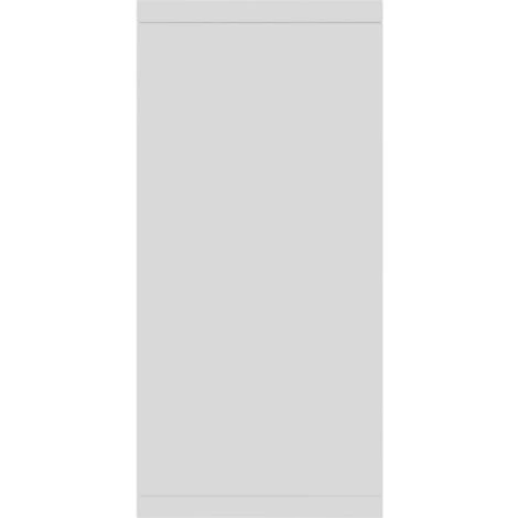 HAPPYSHOPPING Buffet Blanc 88x30x65 Cm Agglomere 5 HAPPYSHOPPING Buffet Blanc 88x30x65 Cm Agglomere – Image 5