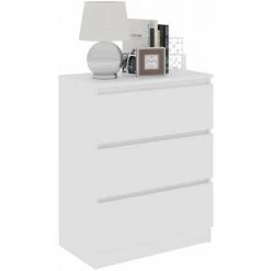 HAPPYSHOPPING Buffet Blanc 60x33,5x76 Cm Agglomere -Buffet et enfilade Soldes 40758528 3