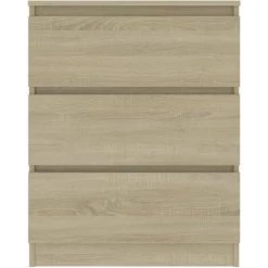 HAPPYSHOPPING Buffet Chene Sonoma 60x33,5x76 Cm Agglomere -Buffet et enfilade Soldes 40758534 4