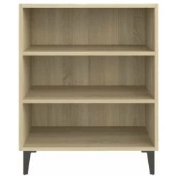 HAPPYSHOPPING Buffet Chene Sonoma 57x35x70 Cm Agglomere -Buffet et enfilade Soldes 40760109 4