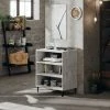HAPPYSHOPPING Buffet Gris Beton 57x35x70 Cm Agglomere