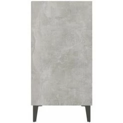 HAPPYSHOPPING Buffet Gris Beton 57x35x70 Cm Agglomere -Buffet et enfilade Soldes 40760110 5