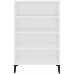 HAPPYSHOPPING Buffet Blanc 57x35x90 Cm Agglomere 8 HAPPYSHOPPING Buffet Blanc 57x35x90 Cm Agglomere -Buffet et enfilade Soldes 40760115 4