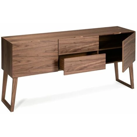 Paris Prix - Buffet 2 Portes & 2 Tiroirs "capucine" 160cm Naturel 2 Paris Prix - Buffet 2 Portes & 2 Tiroirs "capucine" 160cm Naturel – Image 2