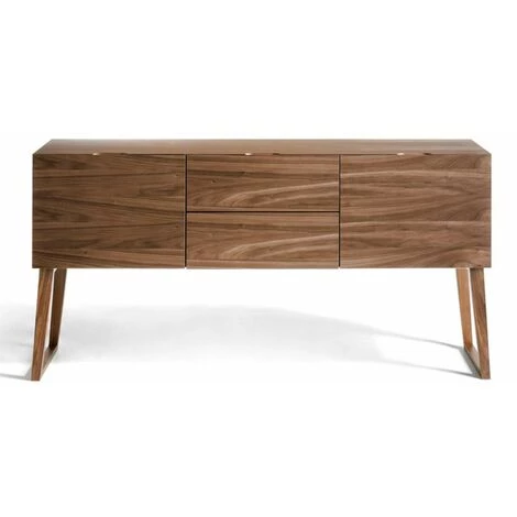 Paris Prix - Buffet 2 Portes & 2 Tiroirs "capucine" 160cm Naturel 3 Paris Prix - Buffet 2 Portes & 2 Tiroirs "capucine" 160cm Naturel – Image 3