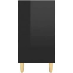 Buffet 103,5x35x70 Cm Aggloméré Noir Brillant VidaXL 9 Buffet 103,5x35x70 Cm Aggloméré Noir Brillant VidaXL -Buffet et enfilade Soldes 40910805 5