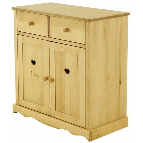 CDA Buffet Pin Massif 2 Portes 2 Tiroirs Ottawa - Naturel 1 CDA Buffet Pin Massif 2 Portes 2 Tiroirs Ottawa - Naturel