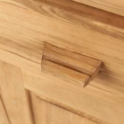 NO NAME Bahut Rustique Pin Massif 2 Portes 2 Tiroirs Opéra -Buffet et enfilade Soldes 41020392 5