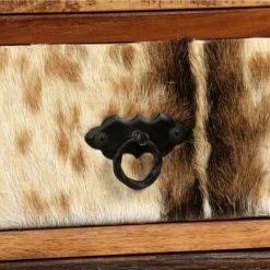 HAPPYSHOPPING Buffet Bois Massif De Sesham 50 X 30 X 86 Cm -Buffet et enfilade Soldes 41371354 3