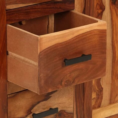 HAPPYSHOPPING Buffet 65 X 30 X 80 Cm Bois Solide De Sesham 3 HAPPYSHOPPING Buffet 65 X 30 X 80 Cm Bois Solide De Sesham – Image 3