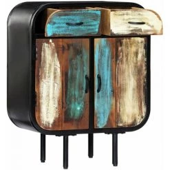 HAPPYSHOPPING Buffet 60 X 30 X 75 Cm Bois De Recuperation Massif 8 HAPPYSHOPPING Buffet 60 X 30 X 75 Cm Bois De Recuperation Massif -Buffet et enfilade Soldes 41372372 4