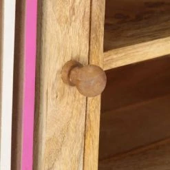 HAPPYSHOPPING Meuble TV 120 X 30 X 40 Cm Bois Massif De Manguier -Buffet et enfilade Soldes 41372426 3