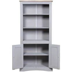 HAPPYSHOPPING Placard Pin Mexicain Gamme Corona Gris 80x40x170 Cm