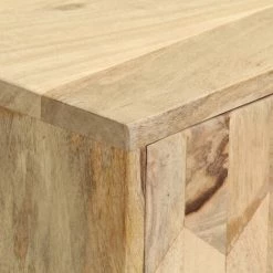 HAPPYSHOPPING Commode 75 X 35 X 75 Cm Bois De Manguier Massif -Buffet et enfilade Soldes 41372768 2